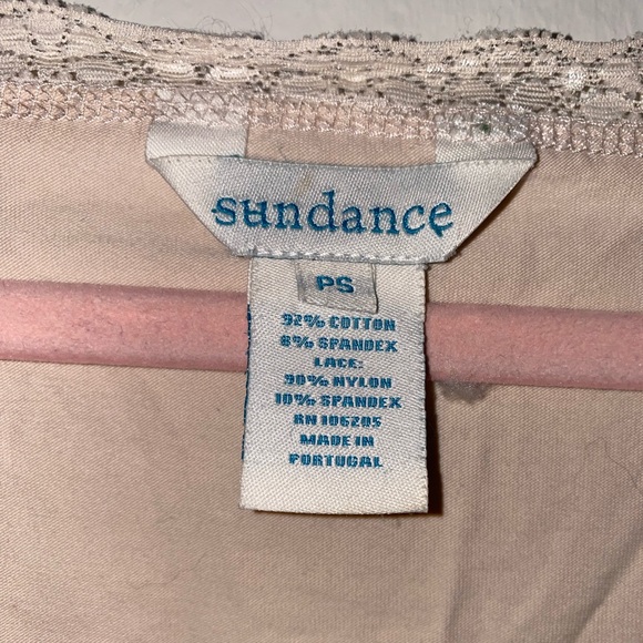 Beautiful Soft Vintage Coquette Downtown Girl Peachy Pink Lace Trim Cami Top - Picture 4 of 9